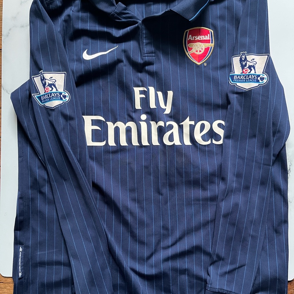 Nike Arsenal Navy Soccer Jersey long sleeve